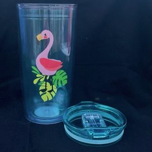 Plastic double wall tumbler